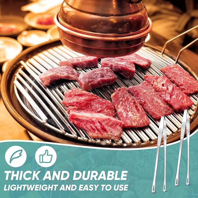 Home Cooking Japanese Food - Szczypce do grilla koreańskiego ze stali