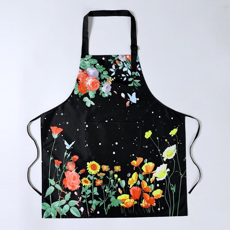 Home Cooking Work - Wodoodporny fartuch kuchenny E8BD, oddychający pvc