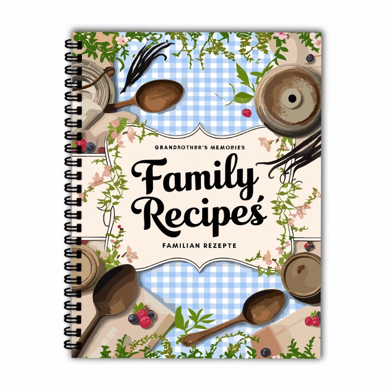 Książka z przepisami A5, niebi – Home Cooking Cookbook recenzja i cena