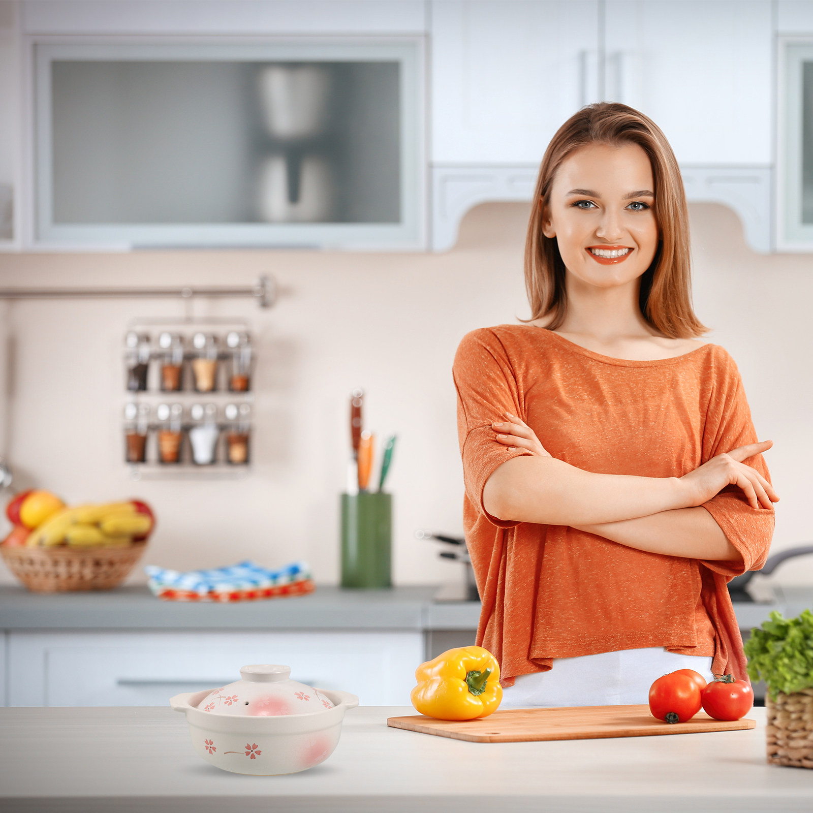 Gliniany garnek do zupy z pokr – Home Cooking Asian recenzja i cena