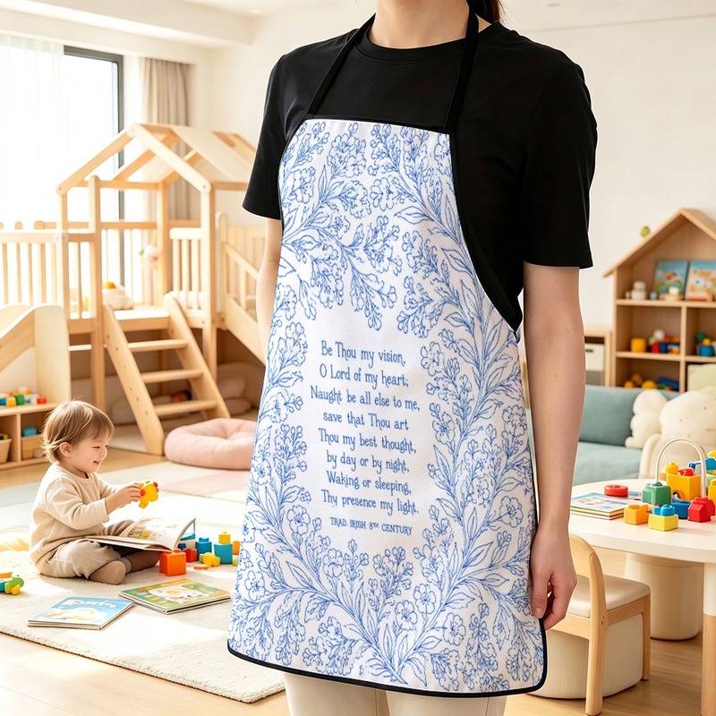 1 szt. 【Fartuch】 Efekt 2D, zab – Home Cooking On recenzja i cena