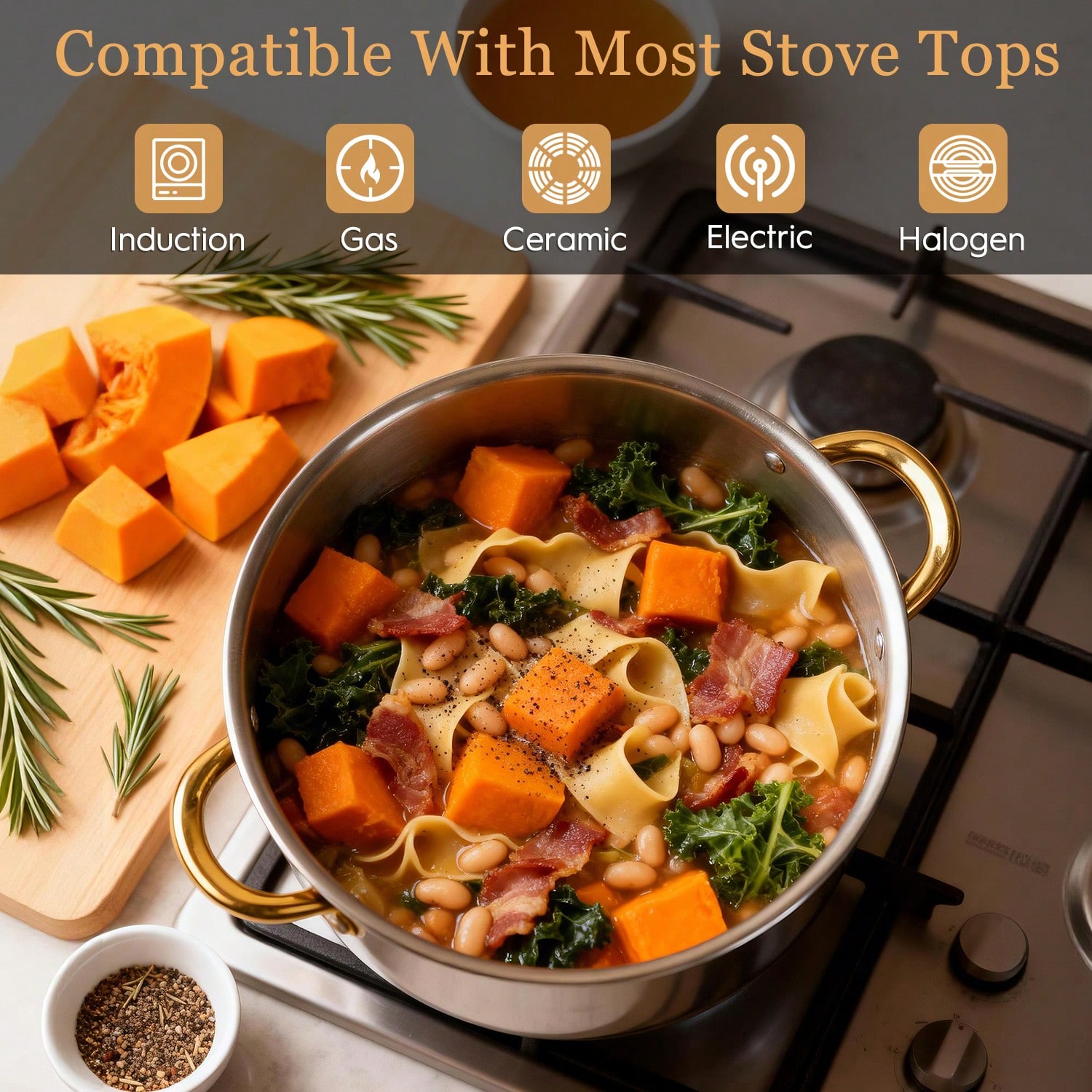 Zestaw garnków ze stali nierdz – Home Cooking Cookbook recenzja i cena